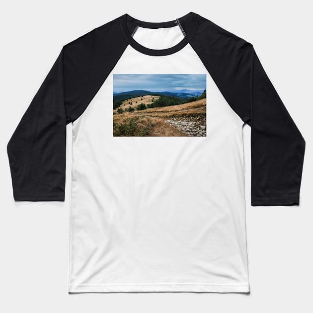 Dirt road Baseball T-Shirt by artesonraju